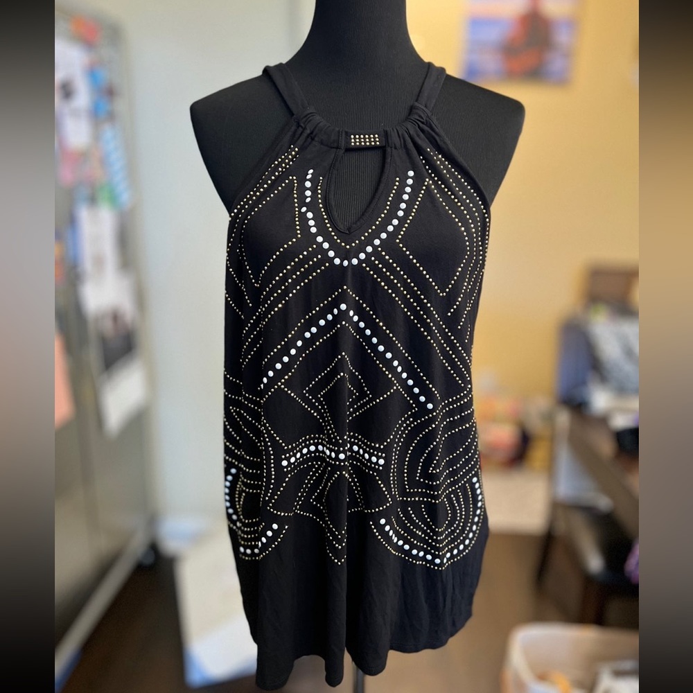 Lane Bryant Art Deco 1920’s embellished Blouse